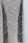 SWAYING/KNIT floating line slim long skirt SW23AW3B33 off-white